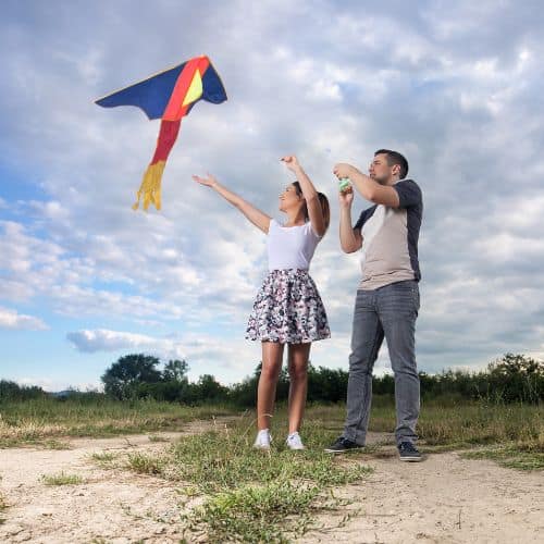 build and fly a kite