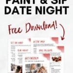 create your own paint & sip date night