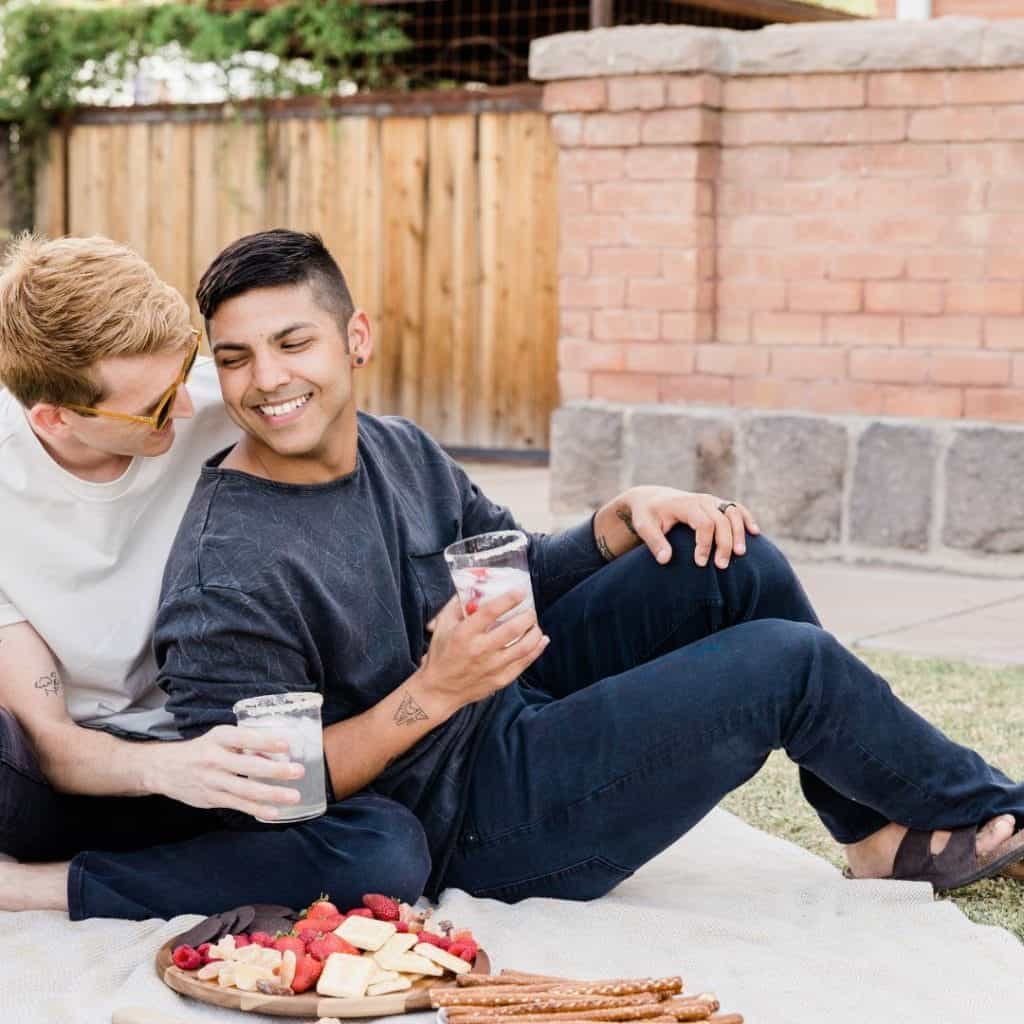 picnic in the backyard