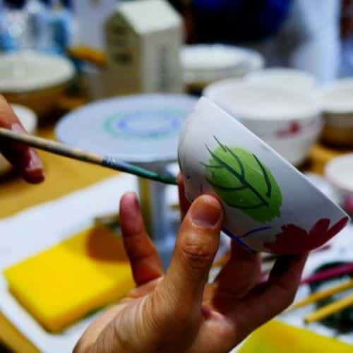 paint pottery