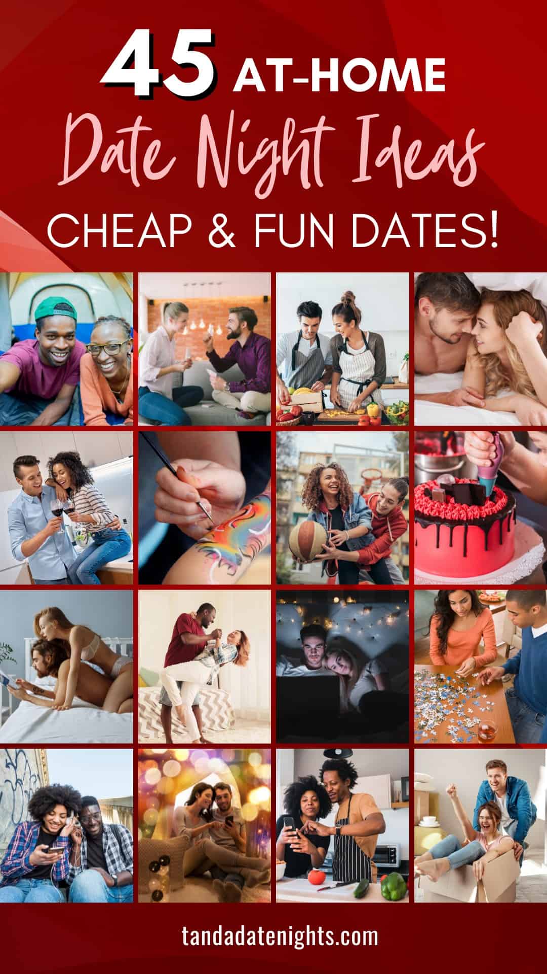 45 At Home Date Night Ideas that are Fun, Unique, and Creative (Great ...